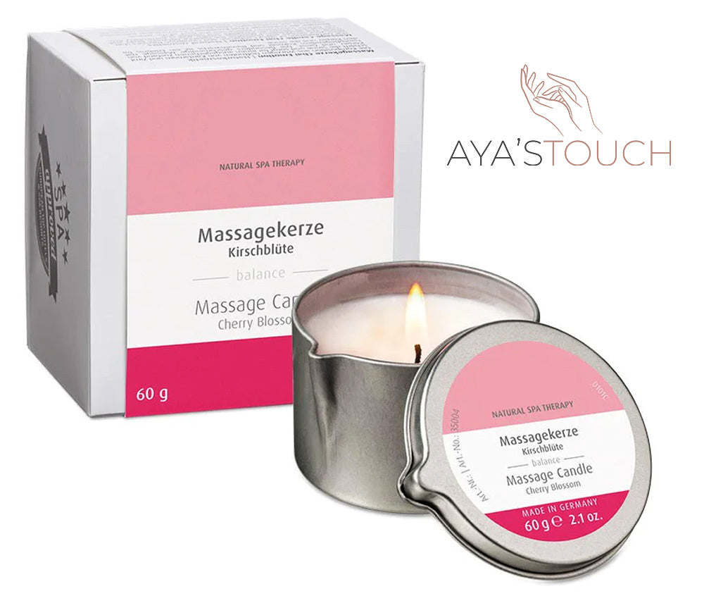 MASSAGE CANDLE CHERRY BLOSSOM - 60G / 2.1 OZy – Ayastouch