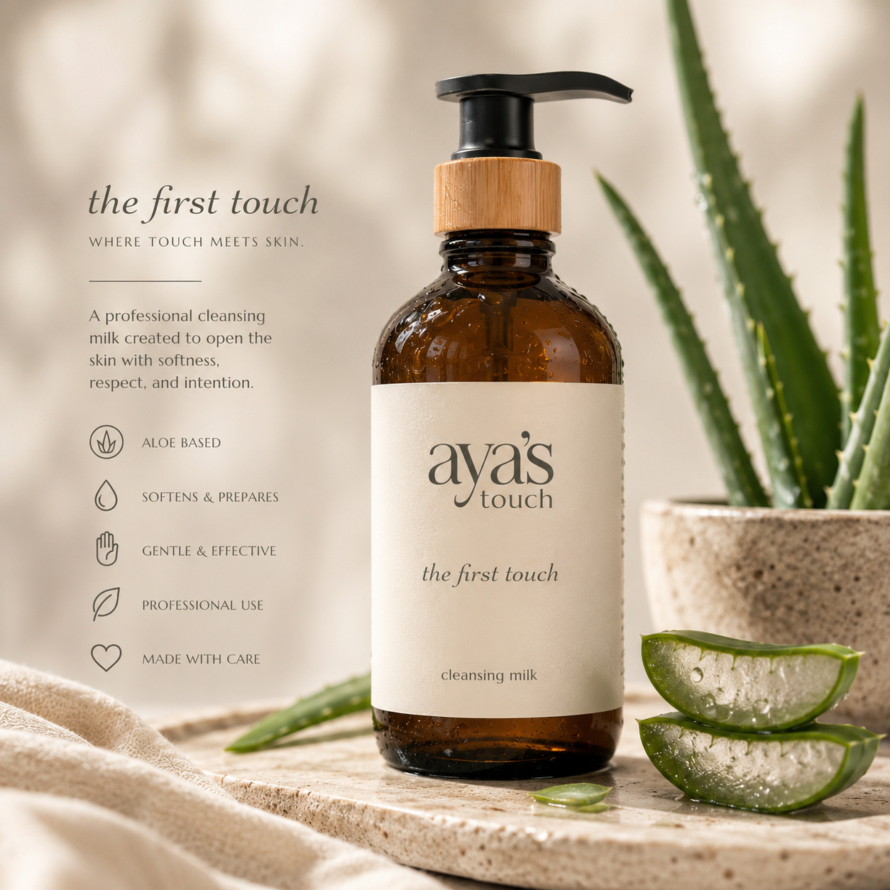 Aya's Touch Cleansing Milk - The First Touch Aya's Touch Cleansing Milk - The First Touch